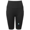Women’s TriDri® ribbed seamless '3D Fit' cycle shorts Thumbnail